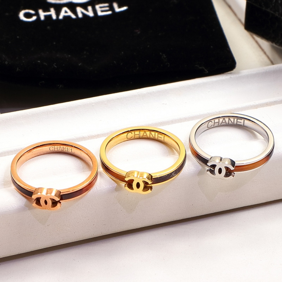 Replica Chanel leopard print ring narrow version tail ring