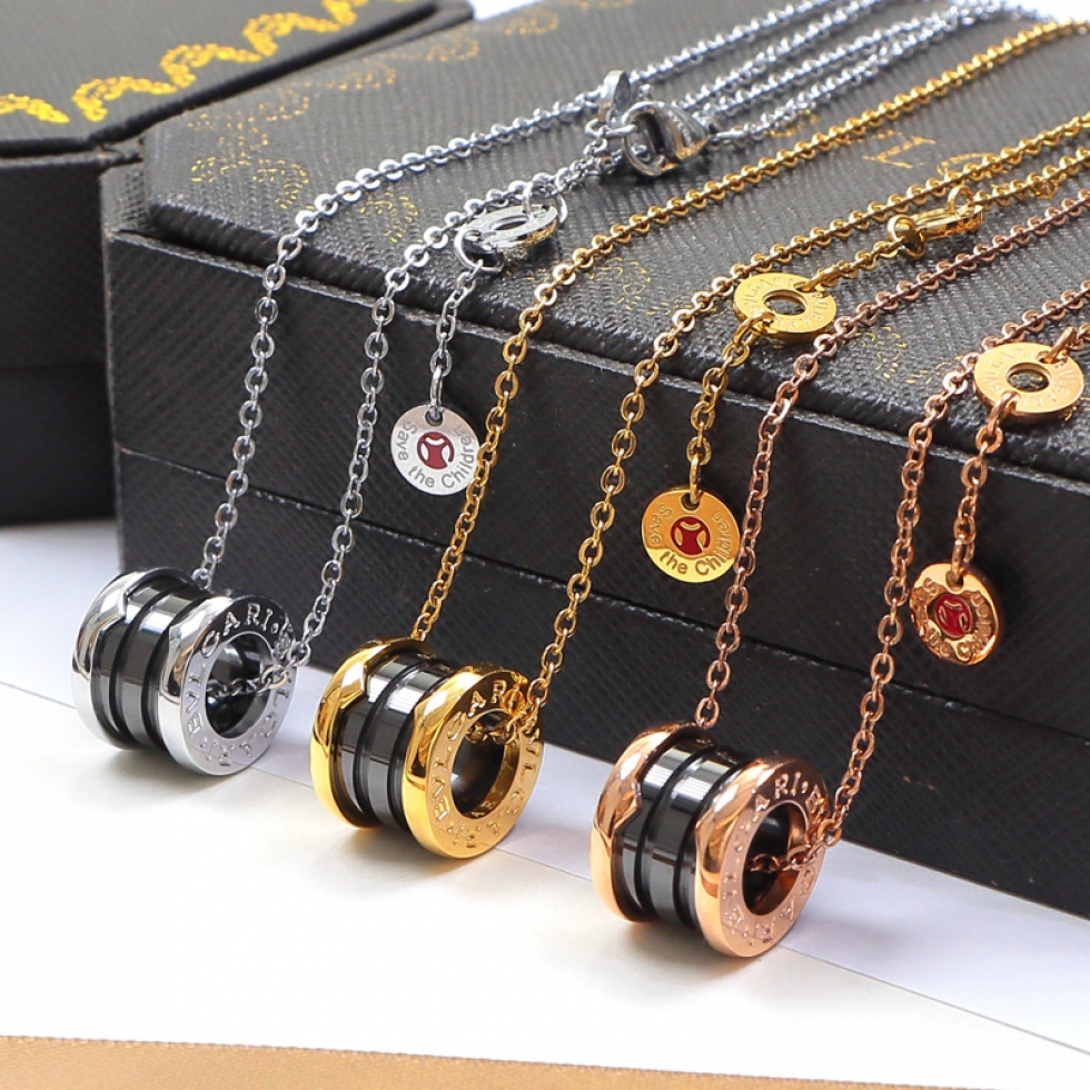 Replica Bvlgari Save the Children Small Red Pendant Necklace