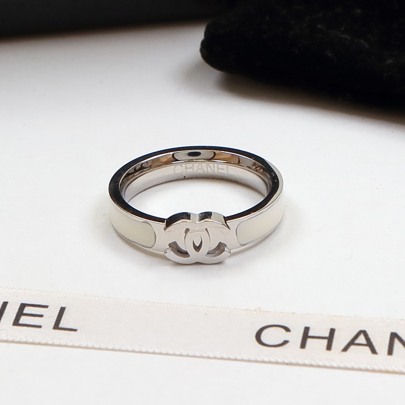 Replica Chanel Double C Letter Narrow Ring