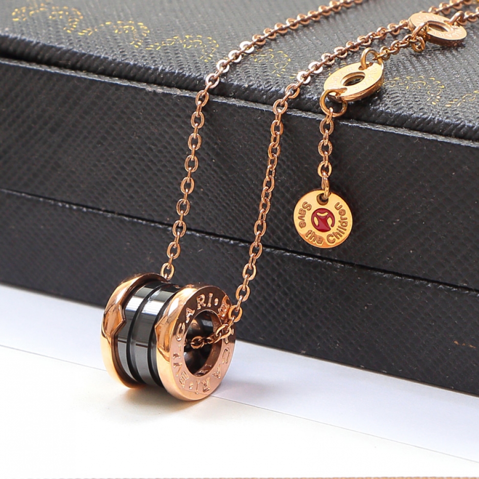 Replica Bvlgari Save the Children Small Red Pendant Necklace