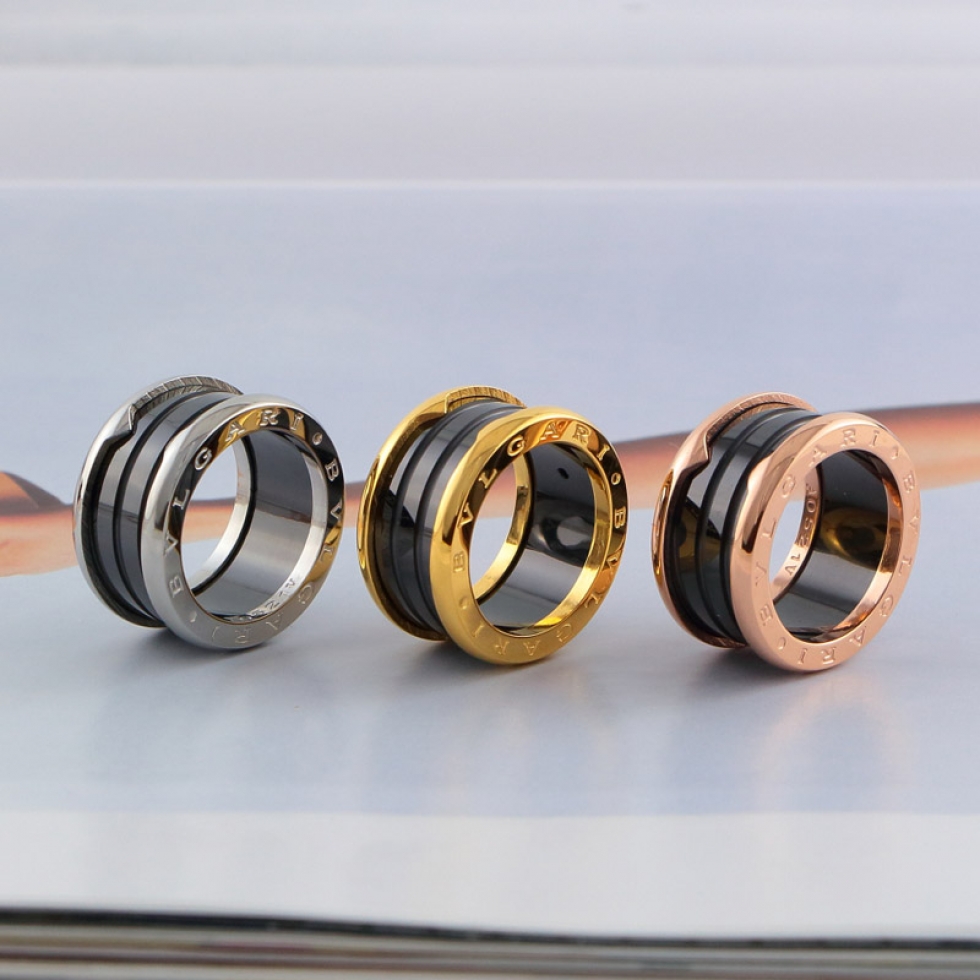 Replica Bvlgari Wide Ceramic Ring
