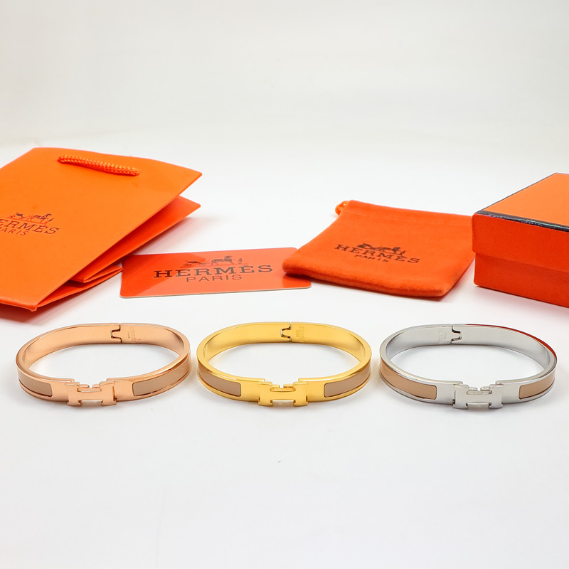 Replica Hermes colorful H buckle bracelet