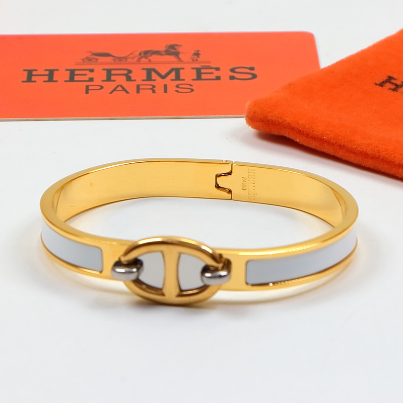 Replica Hermes colorful pig nose enamel bracelet