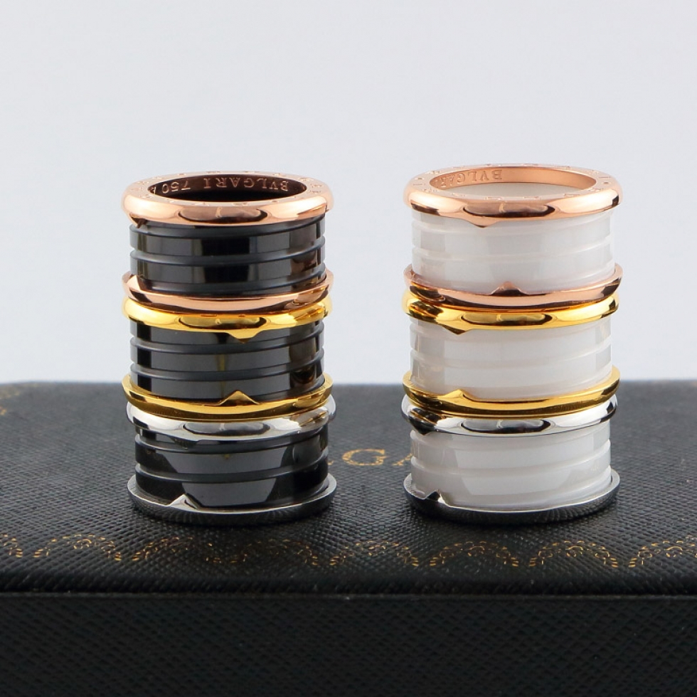 Replica Bvlgari Wide Ceramic Ring