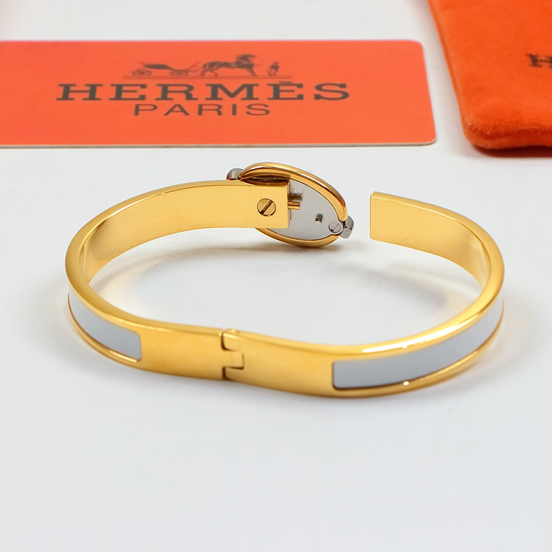 Replica Hermes colorful pig nose enamel bracelet