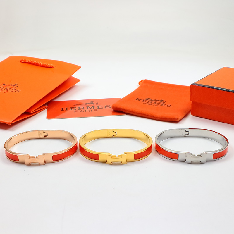 Replica Hermes colorful H buckle bracelet