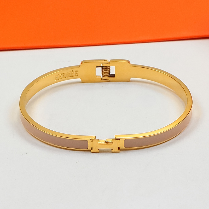 Replica Hermes H Colorful Enamel Bracelet