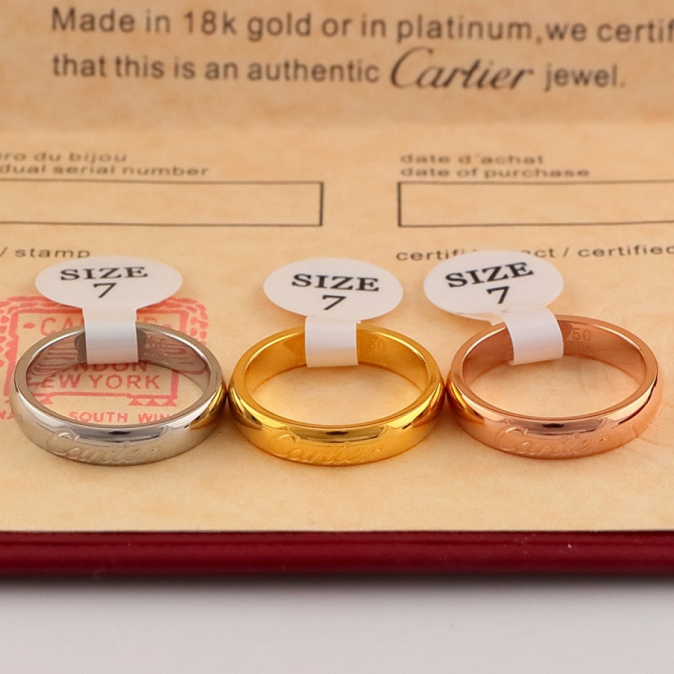Replica Cartier Alphabet Halo Ring