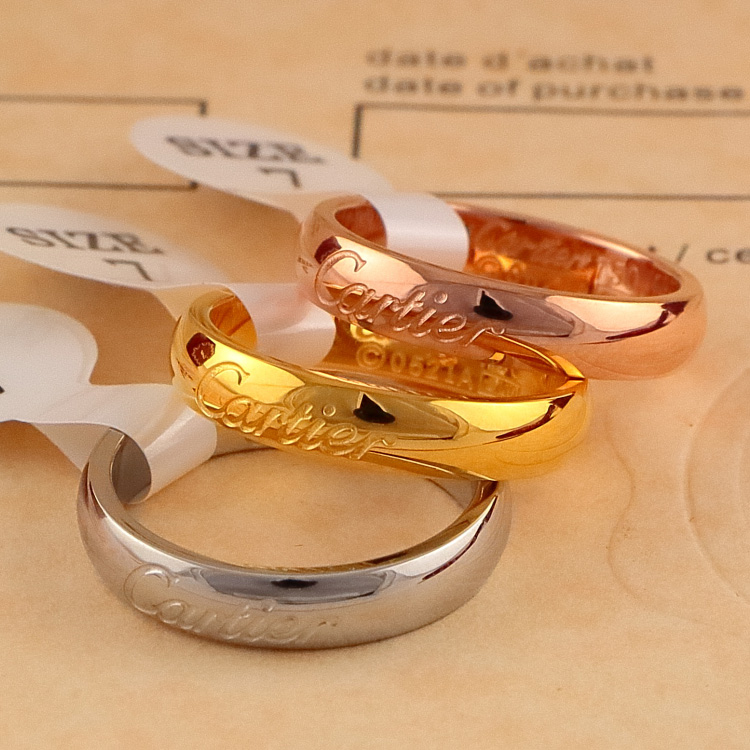 Replica Cartier Alphabet Halo Ring