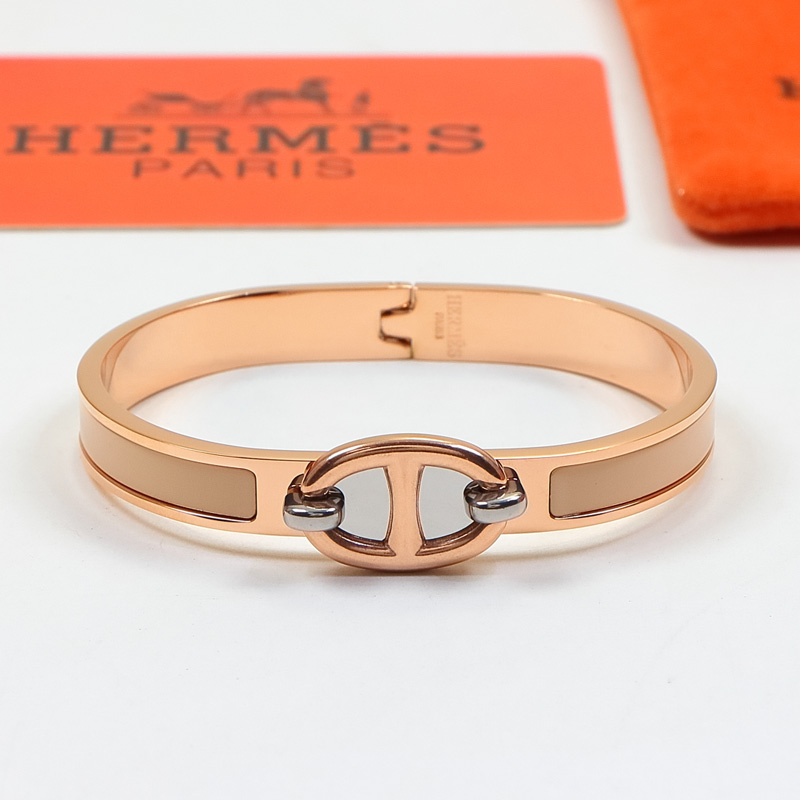 Replica Hermes colorful pig nose enamel bracelet