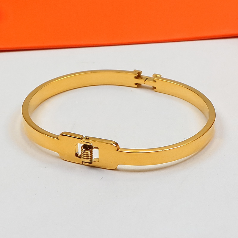 Replica Hermes H Colorful Enamel Bracelet