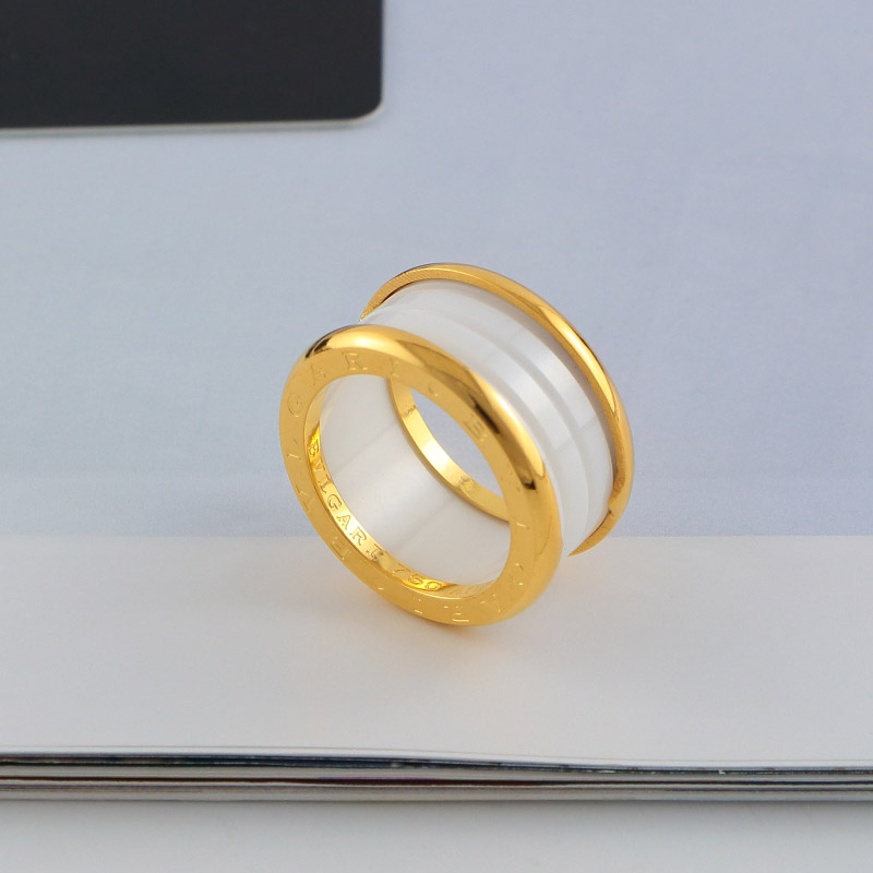 Replica Bvlgari Wide Ceramic Ring