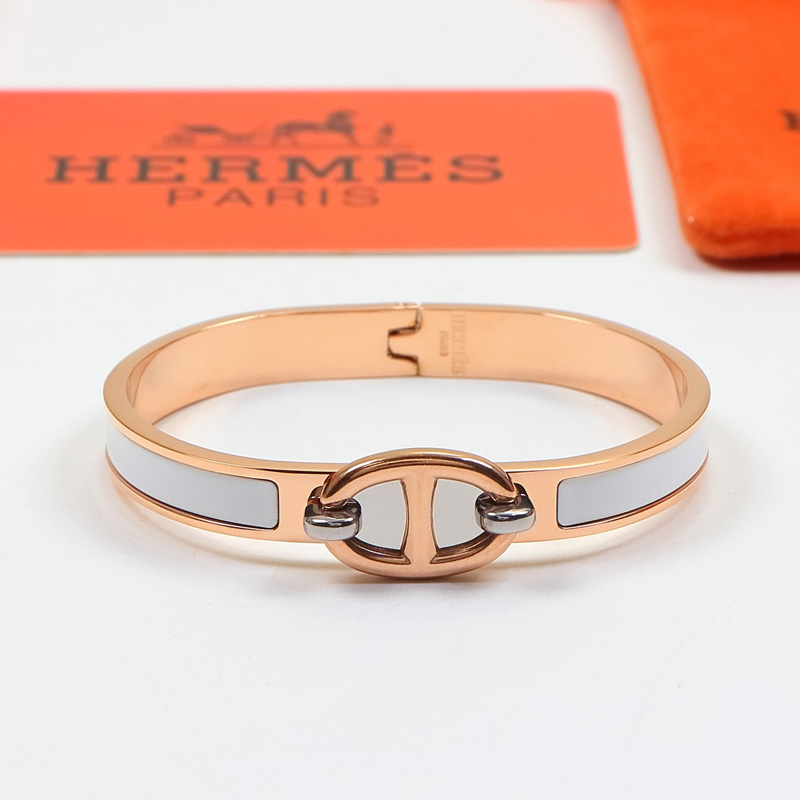 Replica Hermes colorful pig nose enamel bracelet