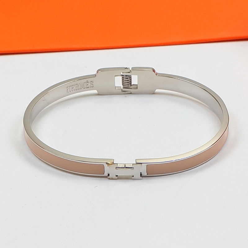Replica Hermes H Colorful Enamel Bracelet