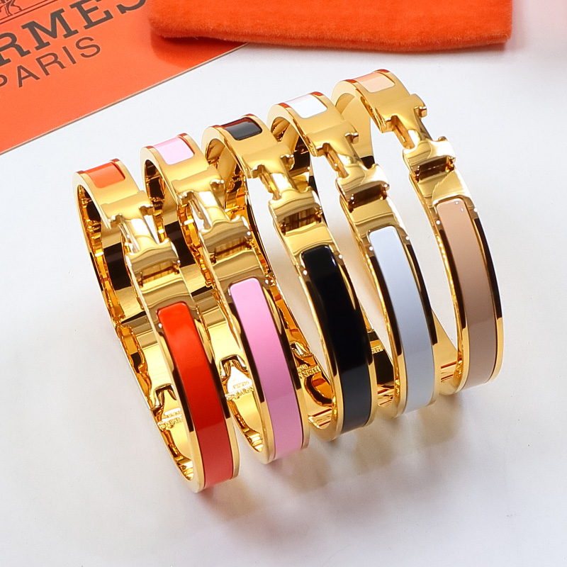 Replica Hermes colorful H buckle bracelet