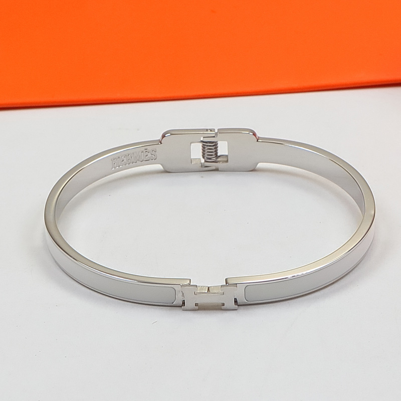 Replica Hermes H Colorful Enamel Bracelet