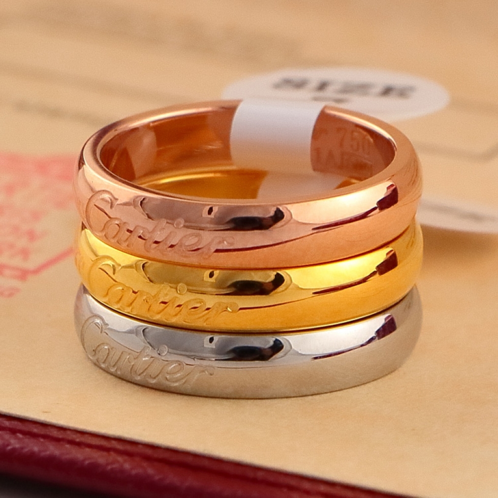 Replica Cartier Alphabet Halo Ring