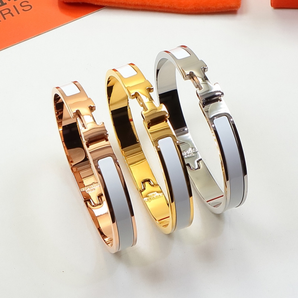 Replica Hermes colorful H buckle bracelet