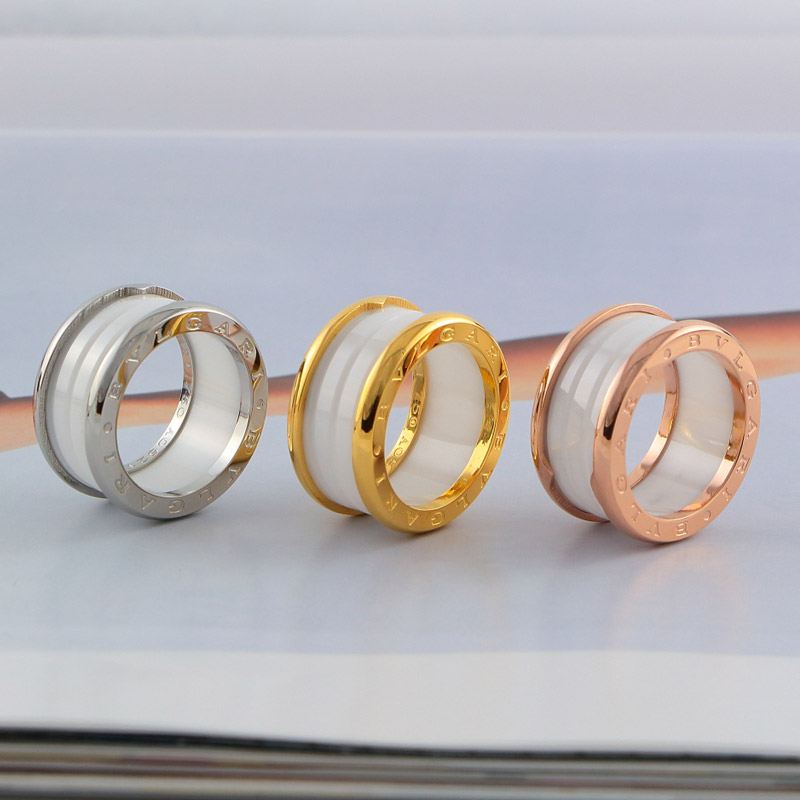 Replica Bvlgari Wide Ceramic Ring