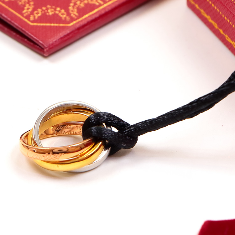 Replica Cartier Trinity pendant necklace