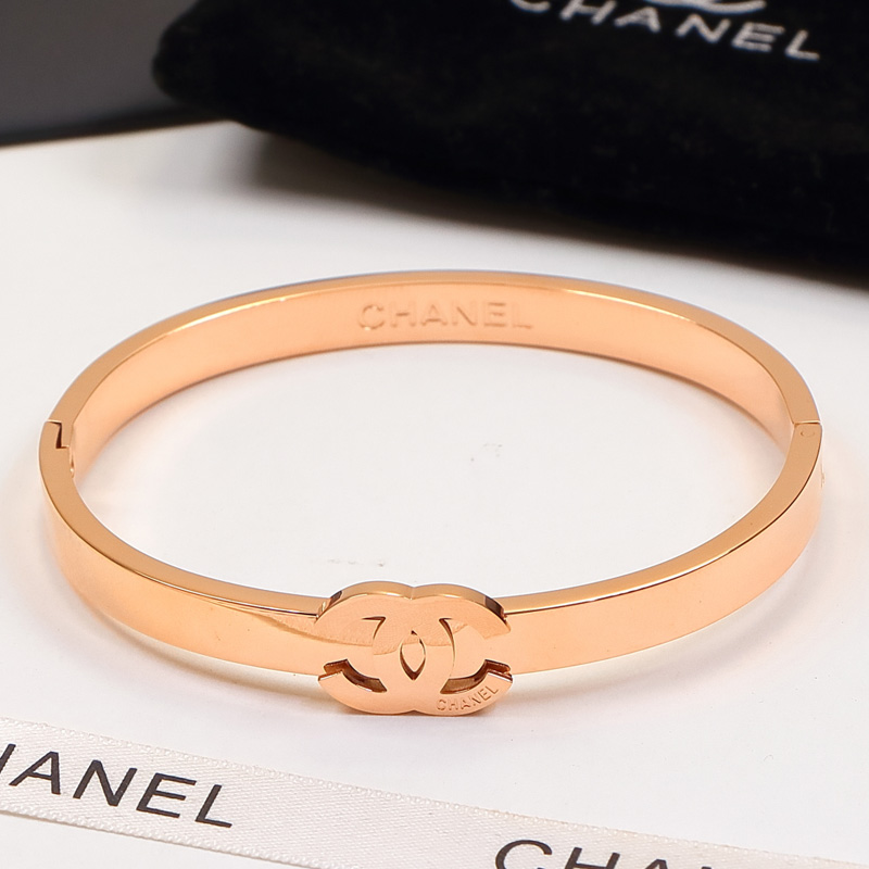 Replica Chanel Titanium Steel Letter Bracelet