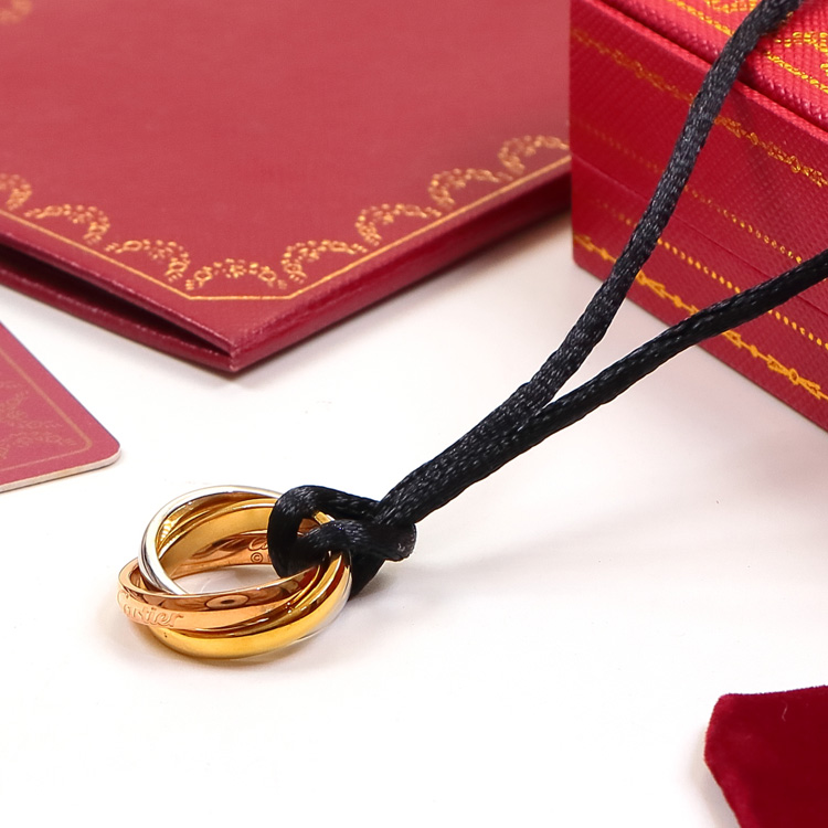 Replica Cartier Trinity pendant necklace