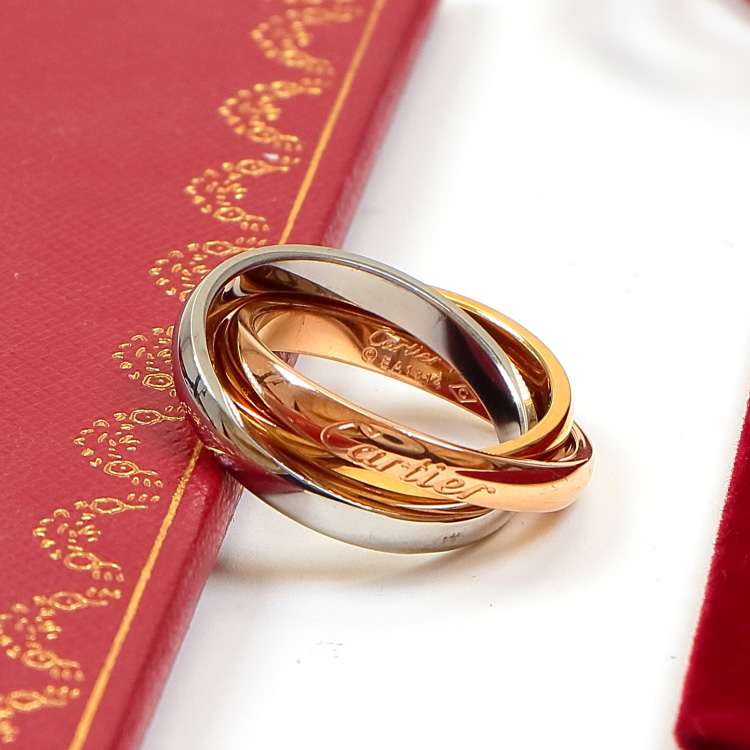 Replica Cartier Trinity Tri-color Ring