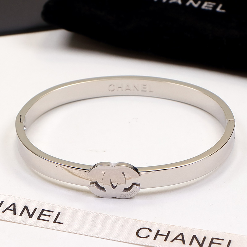 Replica Chanel Titanium Steel Letter Bracelet