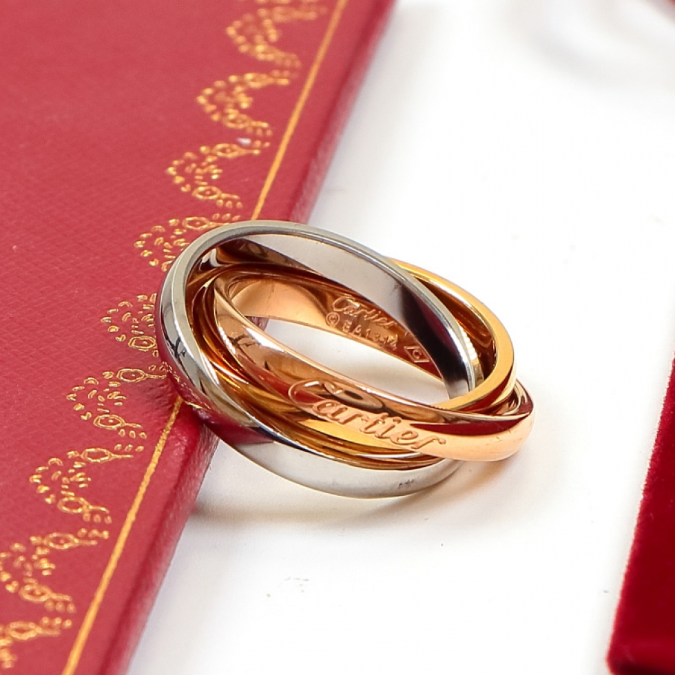 Replica Cartier Trinity Tri-color Ring