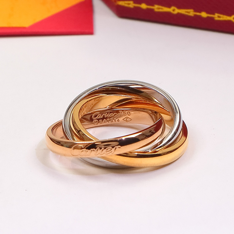 Replica Cartier Trinity Tri-color Ring