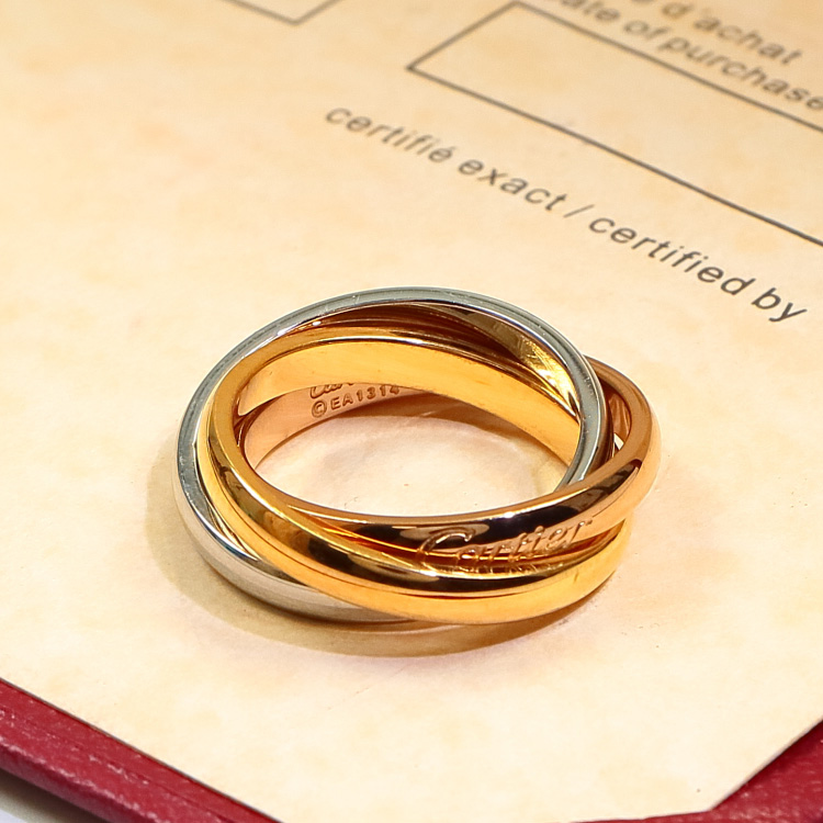 Replica Cartier Trinity Tri-color Ring