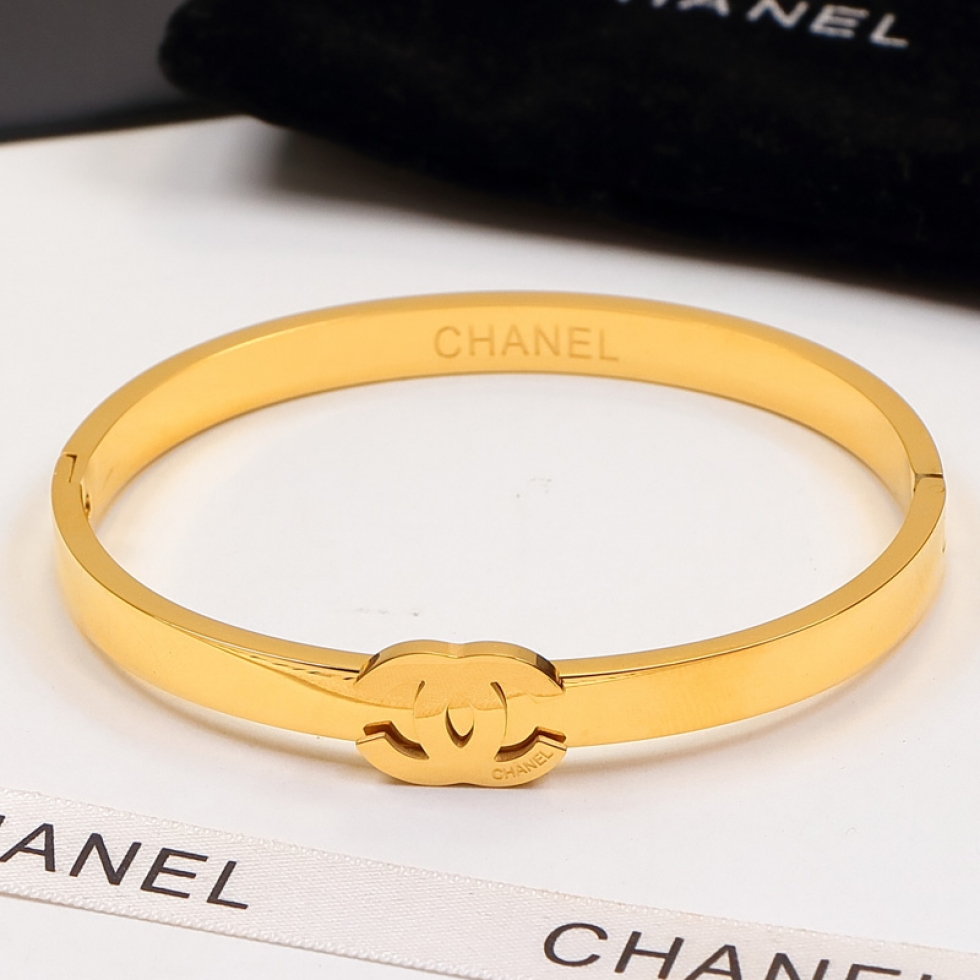 Replica Chanel Titanium Steel Letter Bracelet