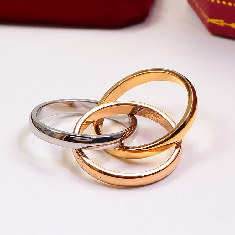 Replica Cartier Trinity Tri-color Ring