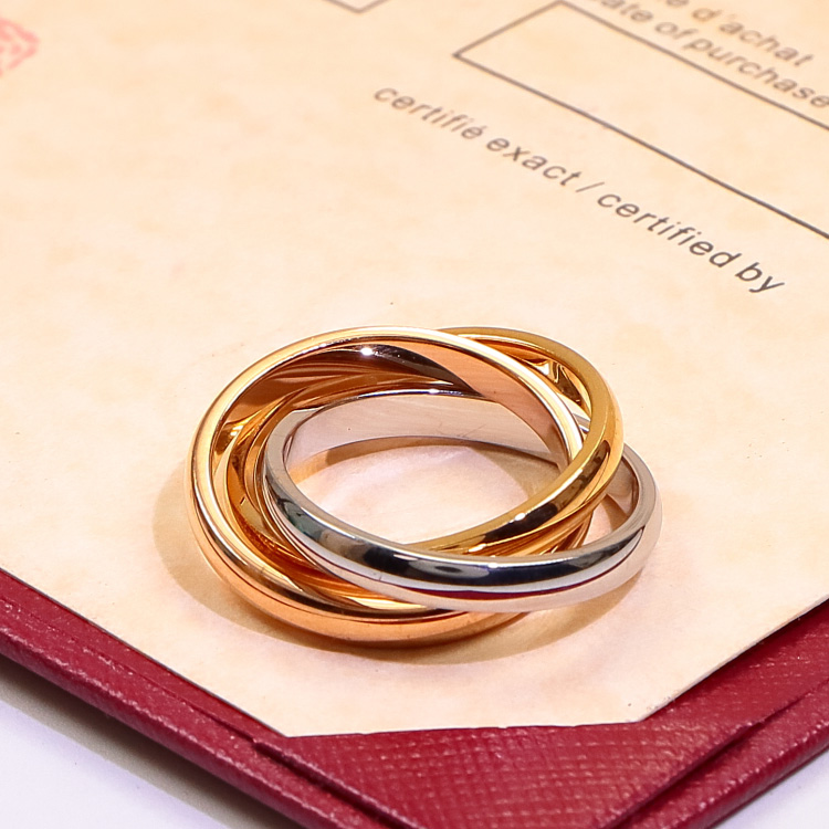 Replica Cartier Trinity Tri-color Ring