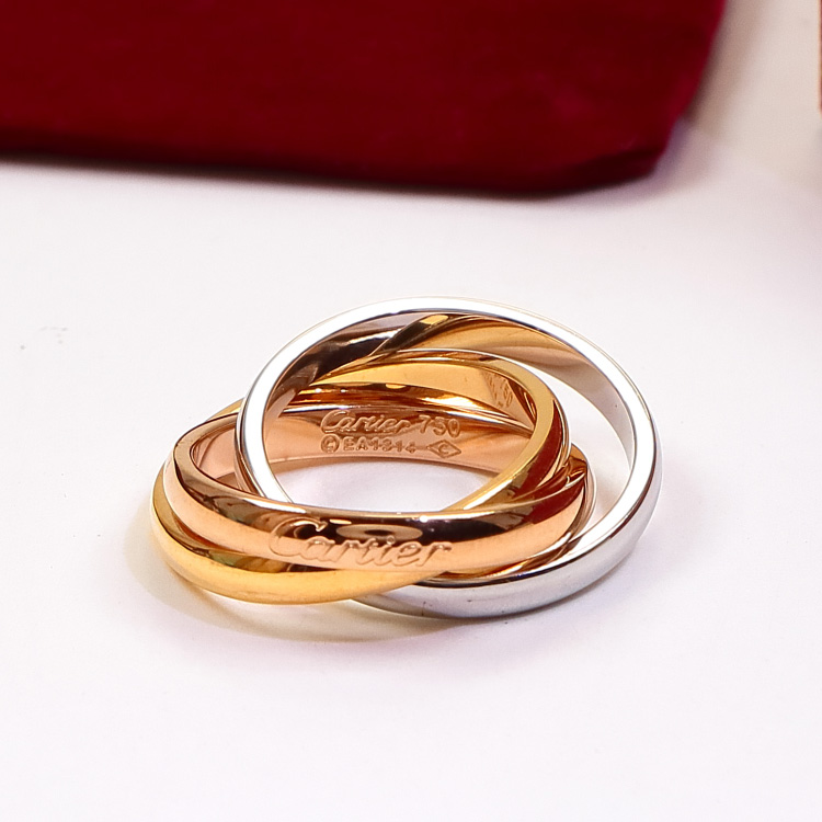Replica Cartier Trinity Tri-color Ring