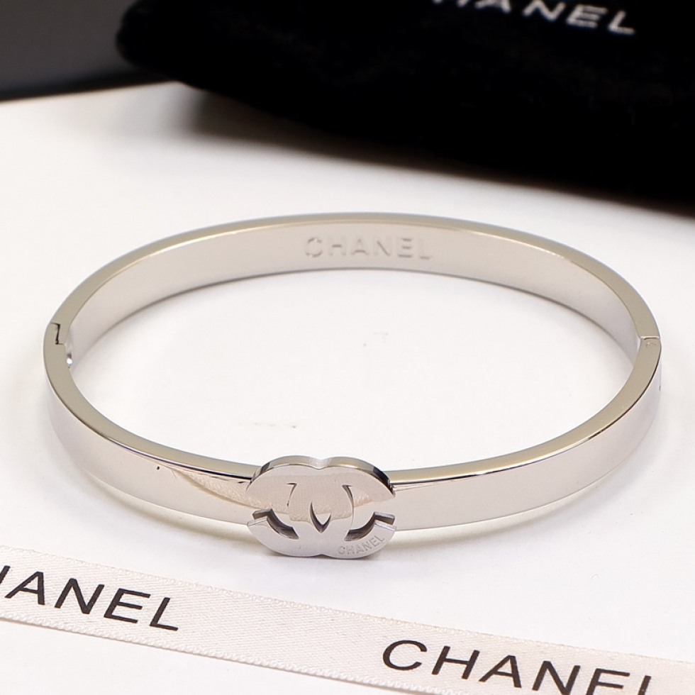 Replica Chanel Titanium Steel Letter Bracelet