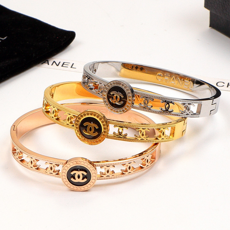 Replica Chanel 3D Letter Hollow Bracelet