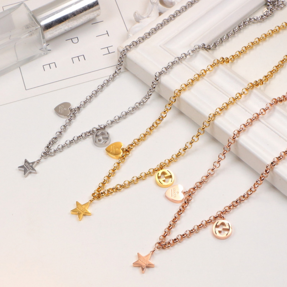 Replica Gucci 3D Letter Chunky Necklace