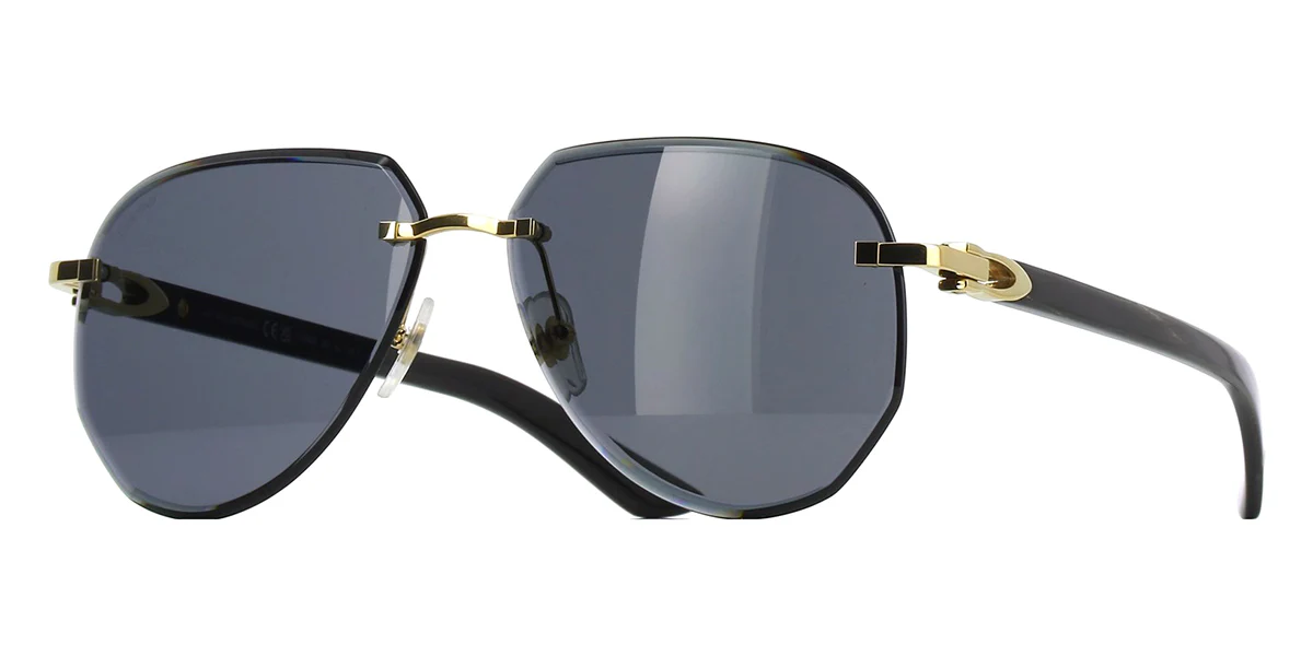 Replica Cartier Buffalo Horn CT0440S 001 3K4
