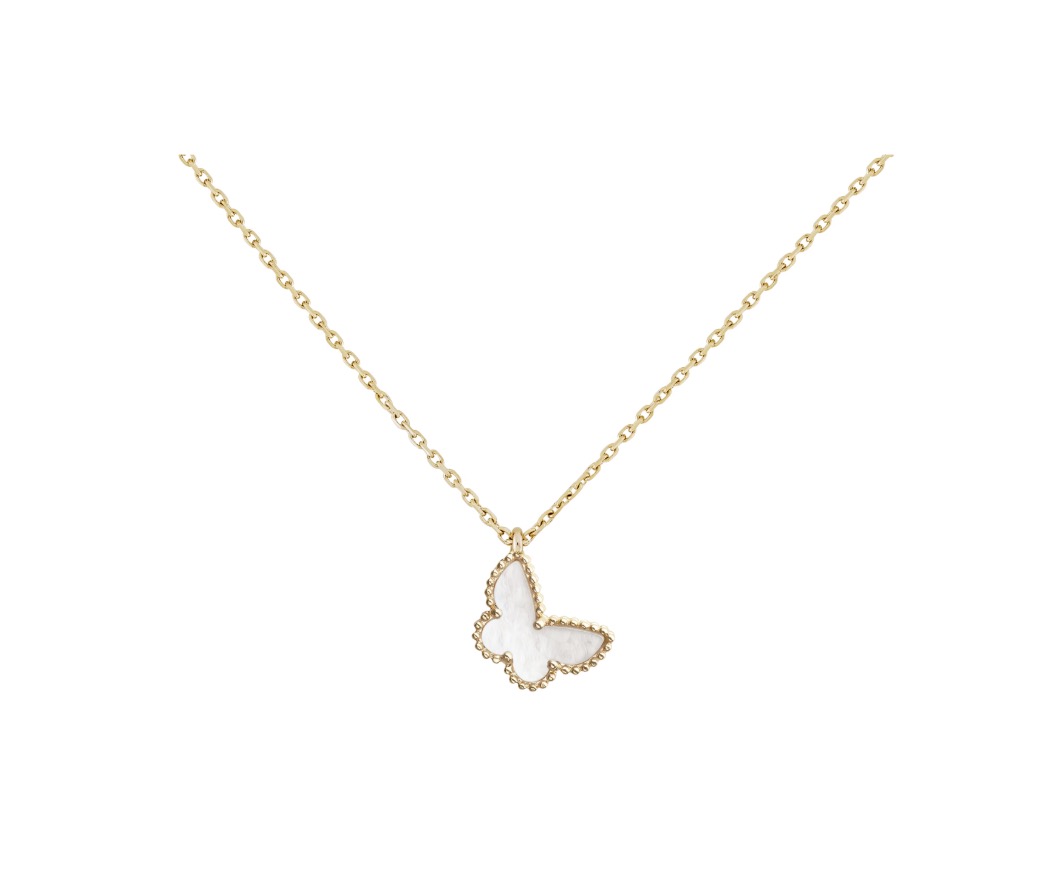 Replica Van Cleef & Arpels Sweet Butterflies Pendant Necklace