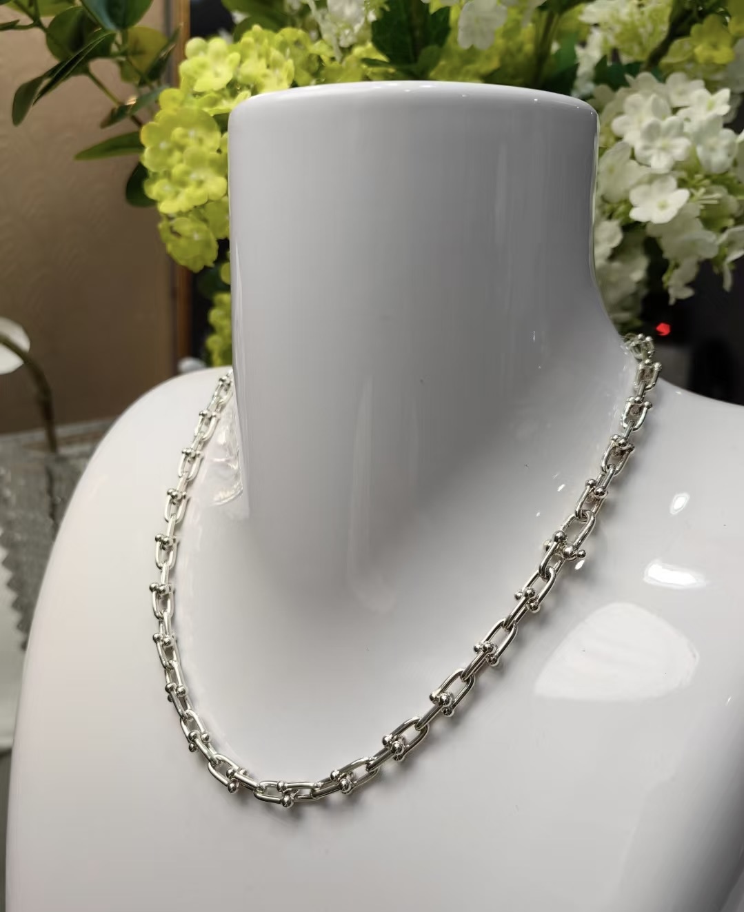 Replica Tiffany HardWear Necklace (without diamonds)