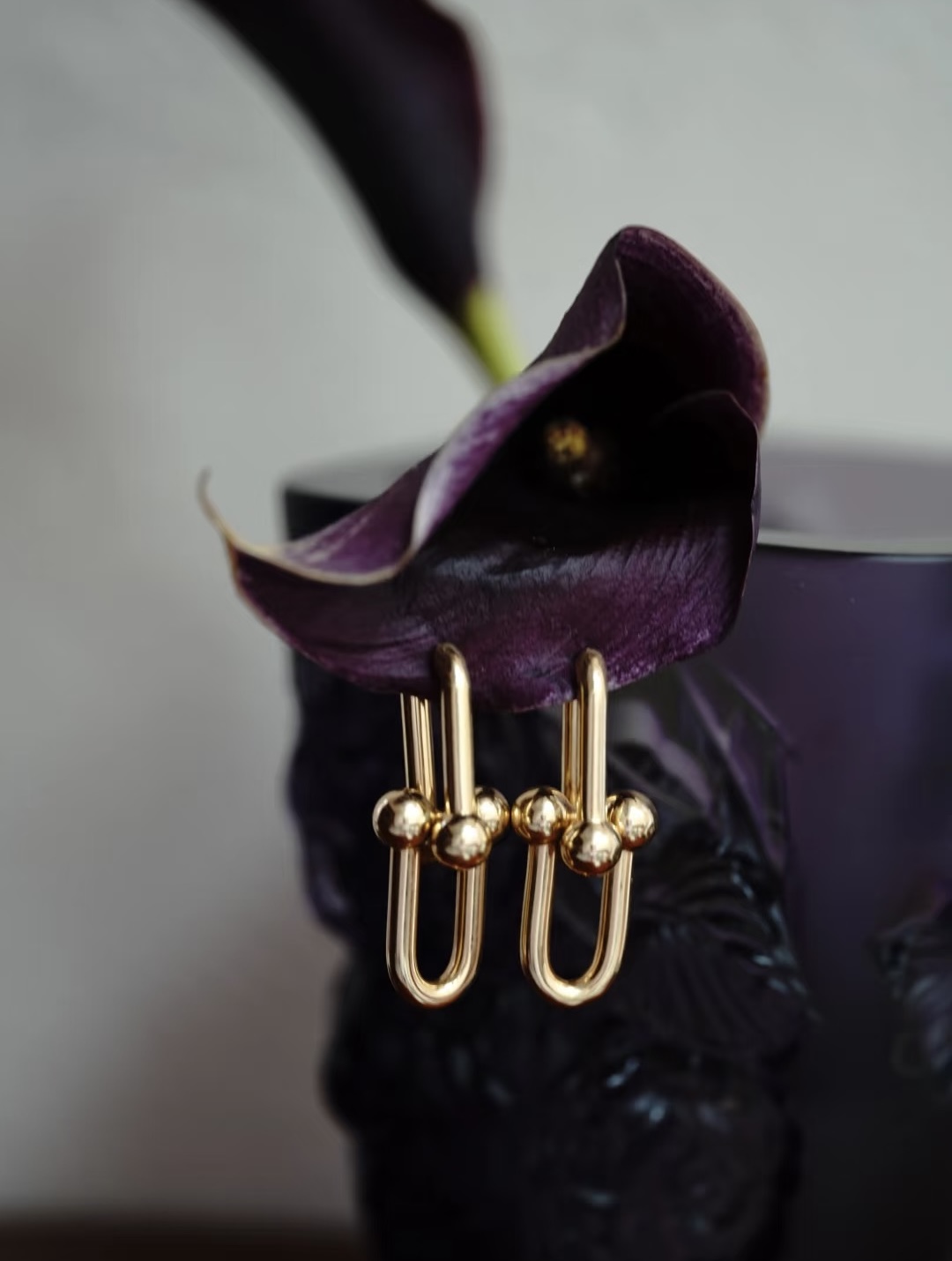 Replica Tiffany HardWear Link Earrings (without diamonds)