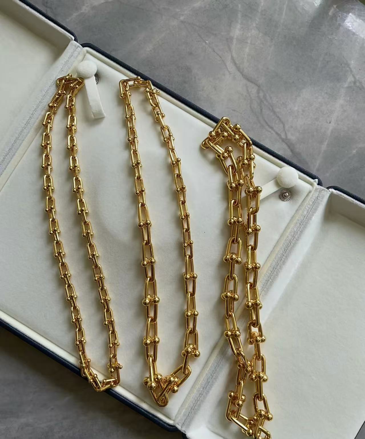 Replica Tiffany HardWear Necklace (without diamonds)