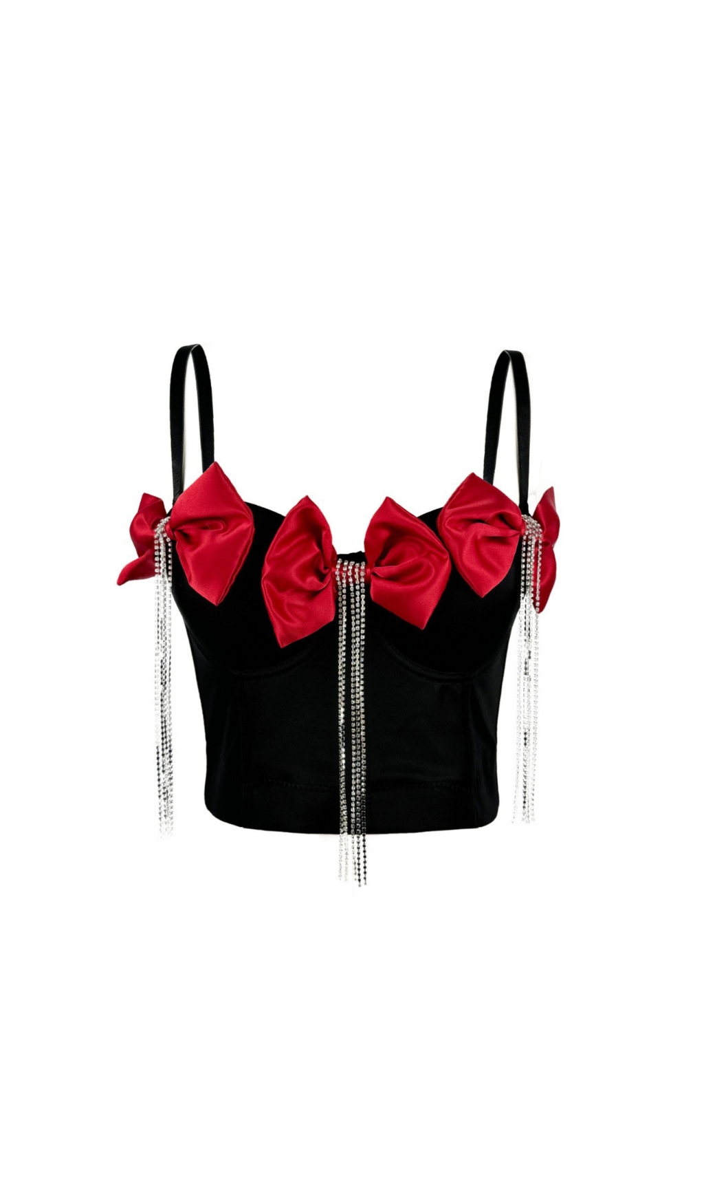 Dua Bow Tassel Crop Top
