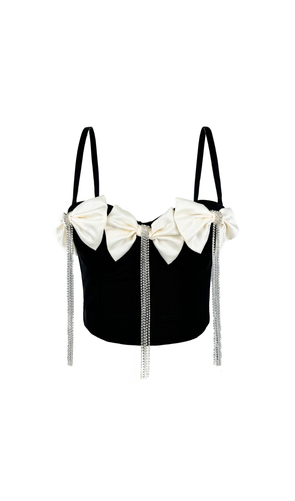 Dua Bow Tassel Crop Top