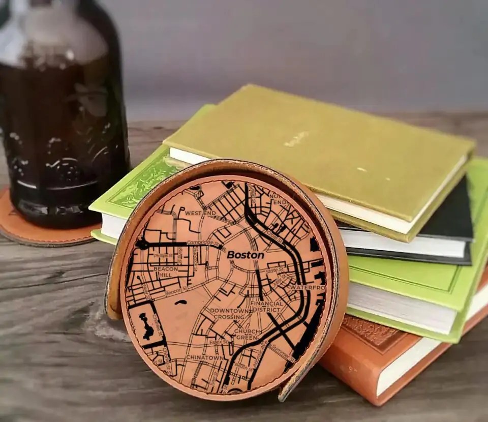 Personalized City & Hometown Maps Coasters