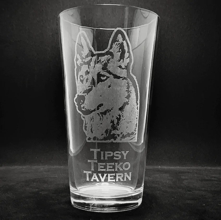 Engraved Mixing Beer Glass �C 20 oz �C Item 221/23303