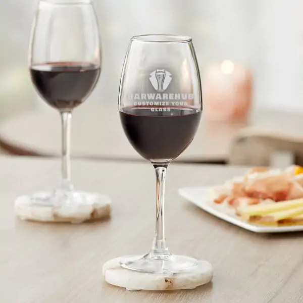 Engraved Acopa Blanc 13 oz. Wine Glass