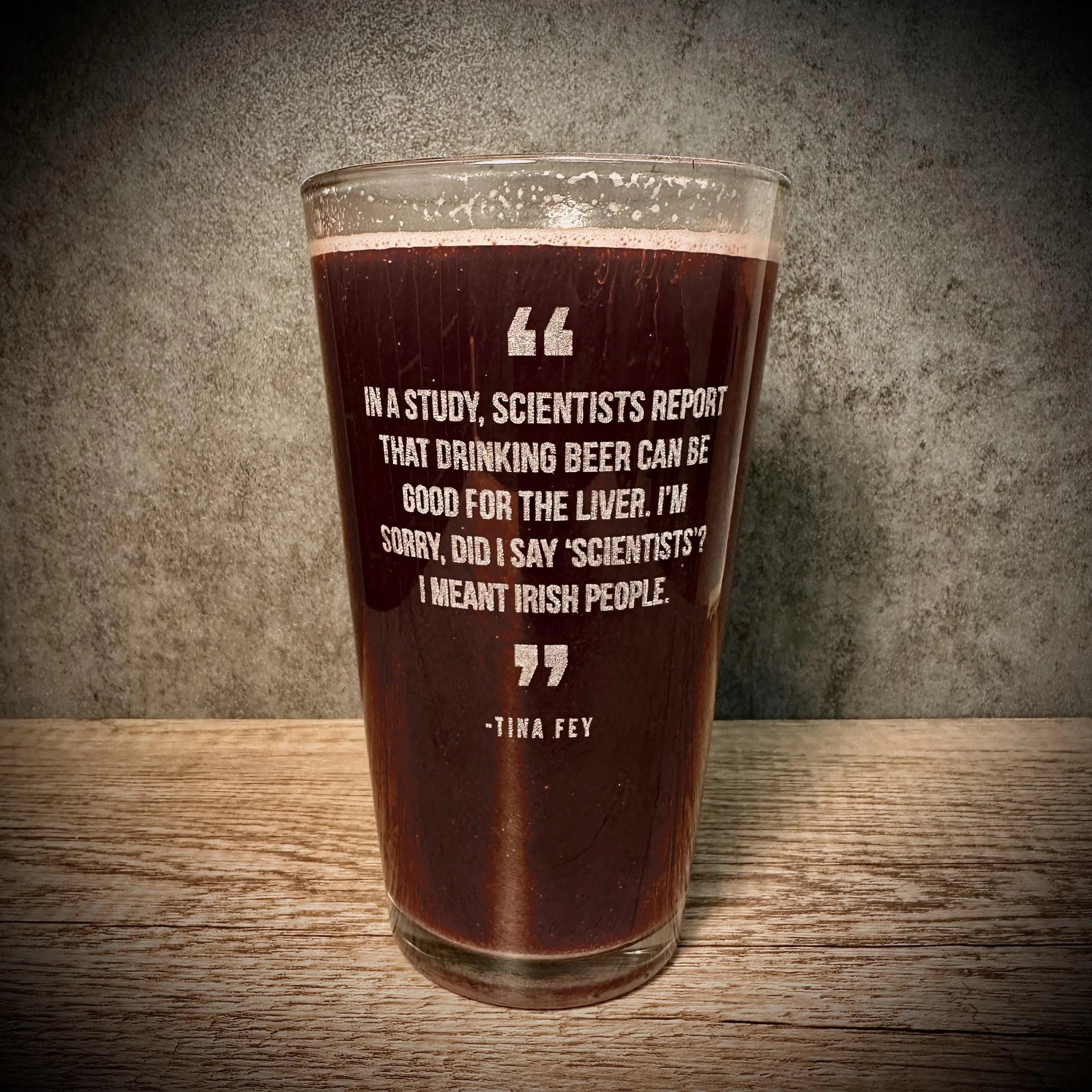 Engraved Mixing/Pint Glass �C 16 oz �C Item 212/GAG3960