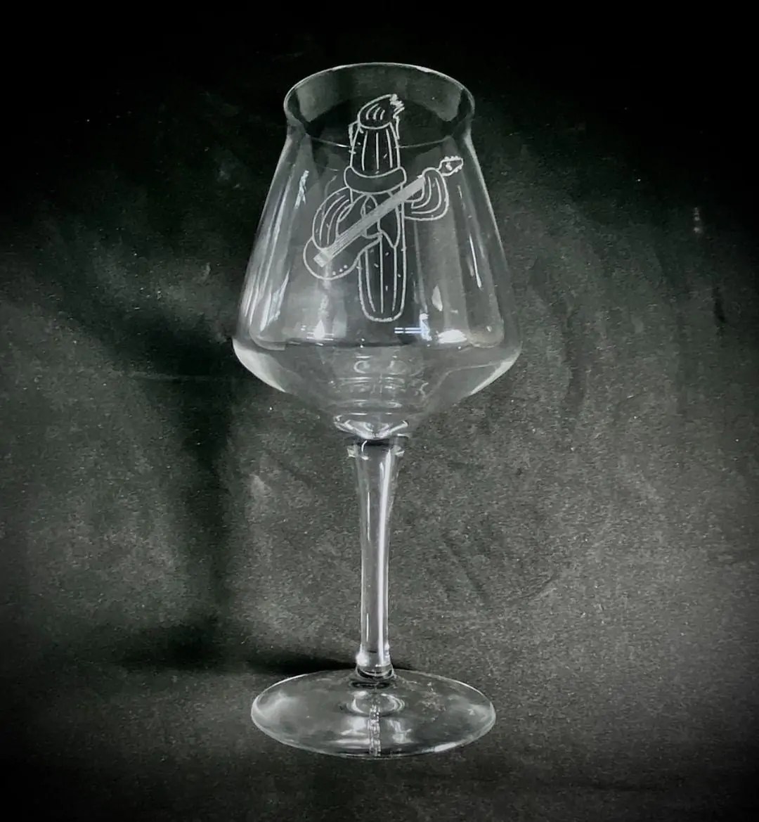 Engraved Teku Beer Glass- 14 oz �C Item 42 Teku